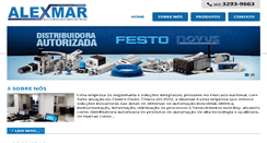 Desktop Screenshot of alexmar.com.br