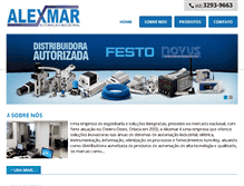 Tablet Screenshot of alexmar.com.br